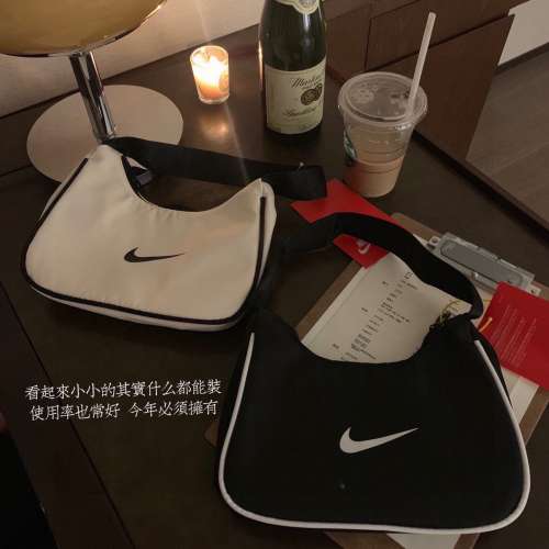 Nike耐吉復古腋下包挎包手拎包