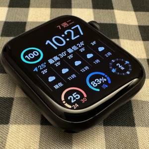 Apple Watch SE1 44mm 碳黑色 行貨 99%新 非常少用和新淨 電池健康度100% 全套有盒...
