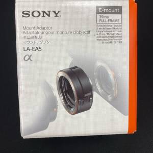 全場最平 現貨 Sony Alpha LA-EA5 APSC 35mm 全片幅 A-Mount 接環轉接 Lens Adapte...