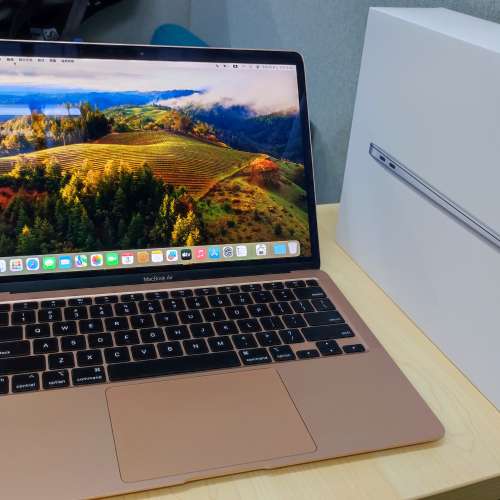 極新淨金色玫瑰金M1 Macbook Air 2020 新機一樣極完美冇花冇崩有盒火牛都好新淨M1 ...