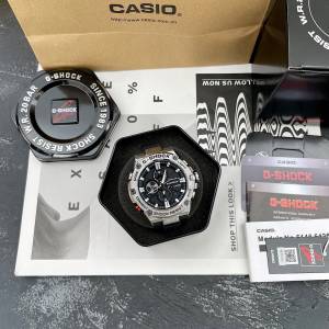 Casio 卡西歐 G-Steel運動手錶男GST-B100- 六針運動手錶 鋼帶款