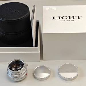 Light Lens Lab 50mm f/2 ELCAN Silver 周八復刻 Leica M 接環