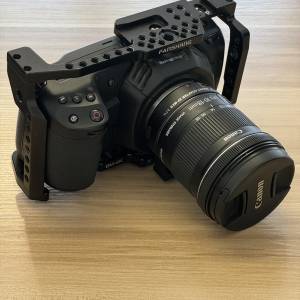 Blackmagic Camera with Canon 10-18mm lens