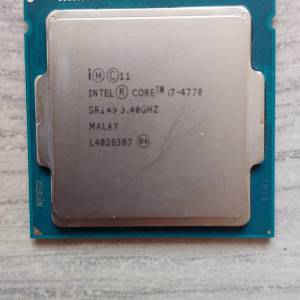 Intel i7-4770 3.40GHz -3.9 Max CPU 8M cache