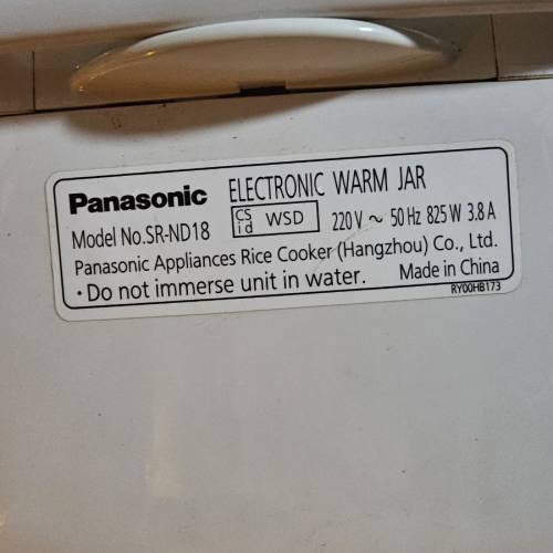 Panasonic SR ND18樂聲牌 煮飯
飯煲 電飯煲
