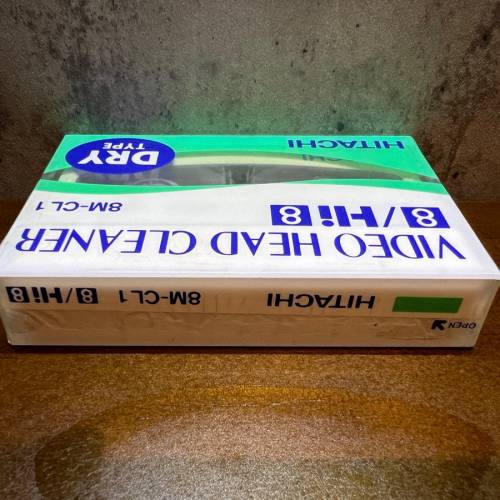 Hitachi 8M-CL1 V8 Hi8 Video Head Cleaner - Dry Type