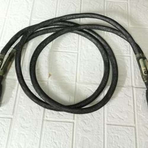 Dynamic design lab DDL RCA 超粗 發燒 屏蔽 信號線 XLR 1.5米長