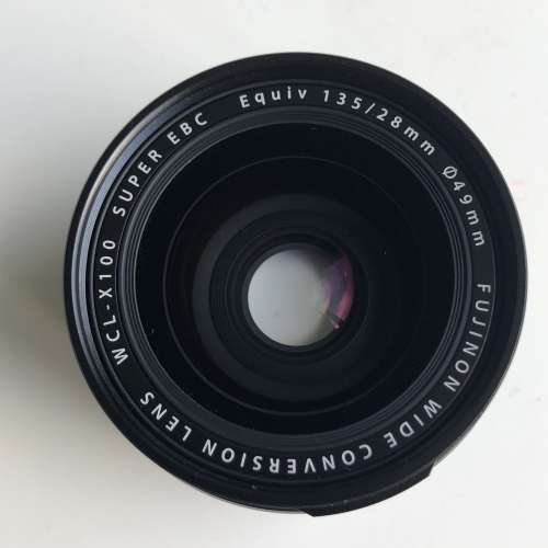 Fujifilm WCL-X100  廣角轉接鏡頭黑色 已改為二代WCL-X100 ll