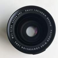 Fujifilm WCL-X100  廣角轉接鏡頭黑色 已改為二代WCL-X100 ll