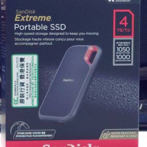 SanDisk Extreme Portable SSD (4TB) 全新未開盒