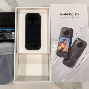 Insta360 X3 with 2 battery
