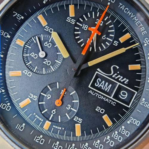 古董 Sinn 157ti 鈦金屬 Lemania 5100 Chronograph 自動機械計時錶