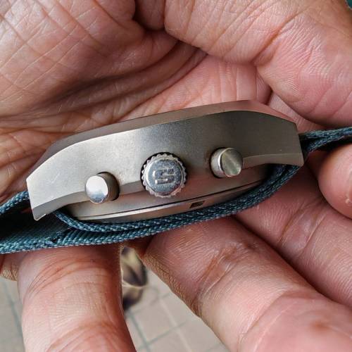 古董 Sinn 157ti 鈦金屬 Lemania 5100 Chronograph 自動機械計時錶