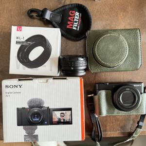 Sony Z-V1 with WL-1 Wide Angle Adapter