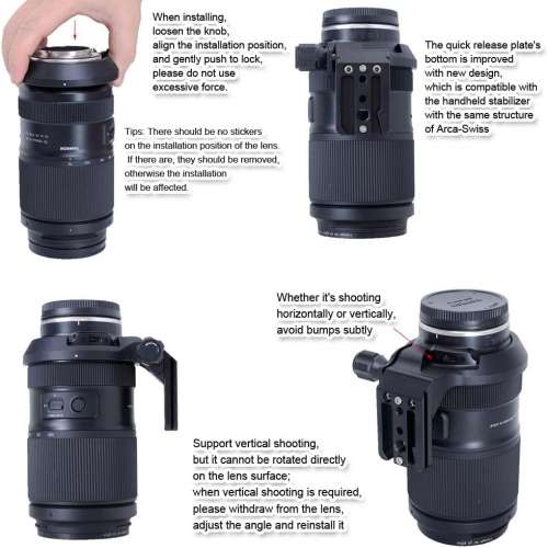 iShoot Tripod Mount Ring Lens Collar For Tamron 70-180mm F2.8 Di III VC VXD G2