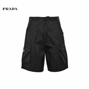 Prada/Prada 24ss 三角標多功能工裝短褲