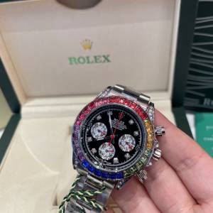 ROLEX 勞力士 宇宙計型迪通拿石英系列滿鑽高級腕錶