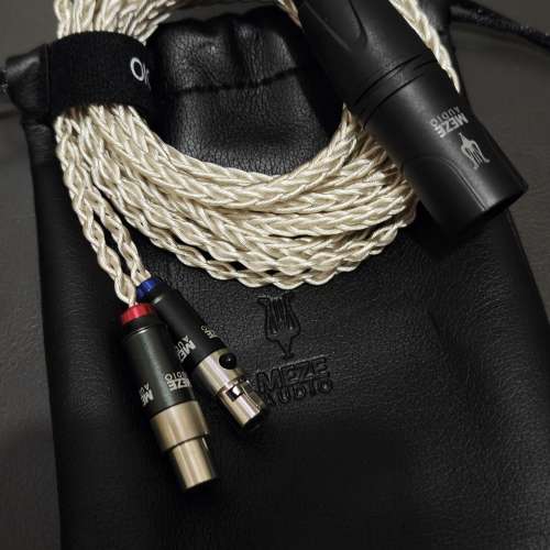 XLR插頭 MEZE AUDIO MINI XLR SILVER-PLATED PCUHD PREMIUM CABLES