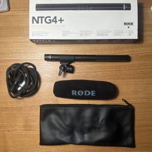 Rode NTG4+ & XLR Cable (Dual-powered Professional Shotgun Microphone) inclusive
