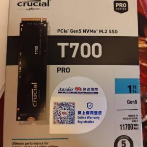美光科技 Crucial T700 PCIe Gen5 NVMe M.2 SSD