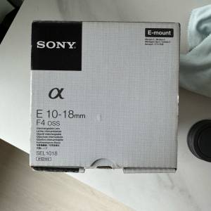 Sony E 10-18mm F4 OSS SEL1018 (E Mount)