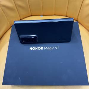 99%New 榮耀Honor Magic V2 16+512GB 黑色 香港行貨 全套有盒有配件 自用超值