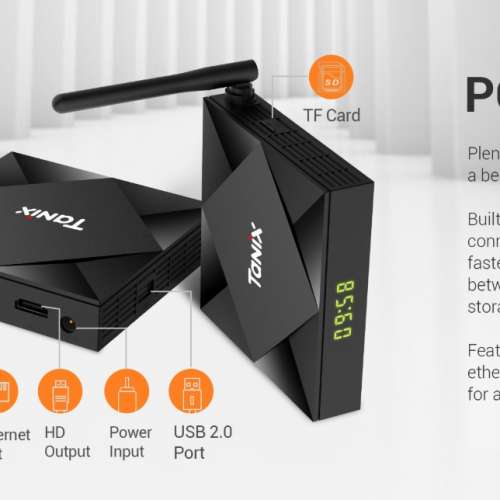 煲戲睇片，消閑良伴 ! 高級 電視機盒子/ 機頂盒 已加裝 Apps (新品) 6K Android TV...