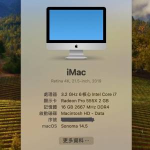 iMac Retina 4K, 21.5", 2019. 16GB / 1TB / i7