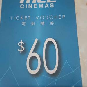 MCL $60 電影禮券