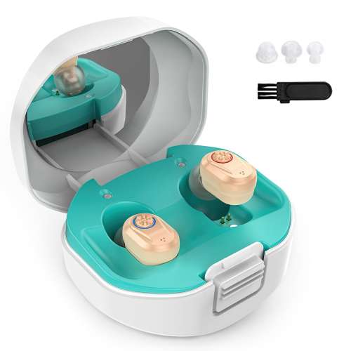 助聽器/擴音器、老年人可充電式降噪助聽器、老年人可充電式助聽器、帶音量控制功能...
