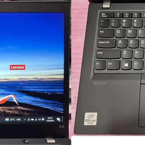 真95%新 Lenovo Thinkpad X13, 10代 i5-10310U vPro, 16GB RAM, 新512G SSD, Win10P...