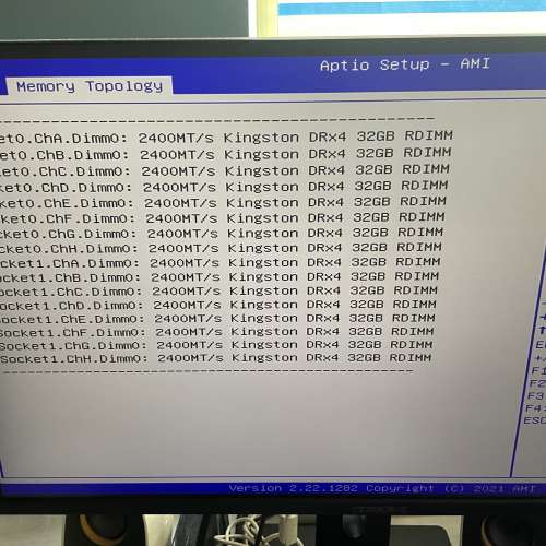 KINGSTON 32G 32GB 2RX4 PC4 2400 DDR4 ECC RDIMM RAM 內存 不是 samsung skhynix ...