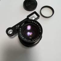 (98% new) Leica Summicron 50/2 DR (Kanto repaint) with Leica filter and cover
