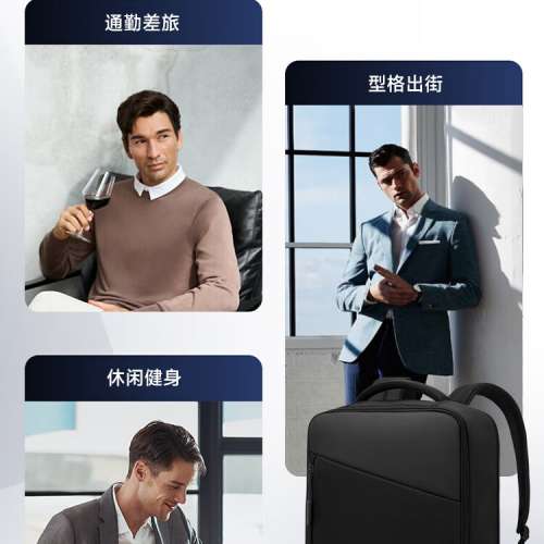 新秀麗Samsonite雙肩包電腦包16英寸男女商務背囊 背包書包旅行包通勤大容量手提電腦包