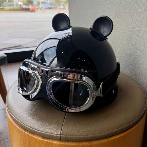 CHENGYE哈雷復古頭盔3C認證電動摩托車半罩式四季通用夏季防曬安全帽