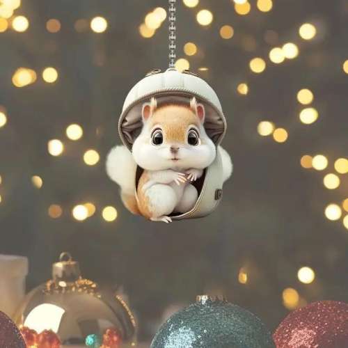 現貨速發小紅書同款壓克力平面向背包松鼠汽車掛包包件掛飾