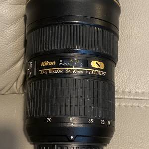 Nikon 鏡頭  35/2.8 50/1.4  24-70/2.8 24-120 & 70-300 sigma 85/1.4