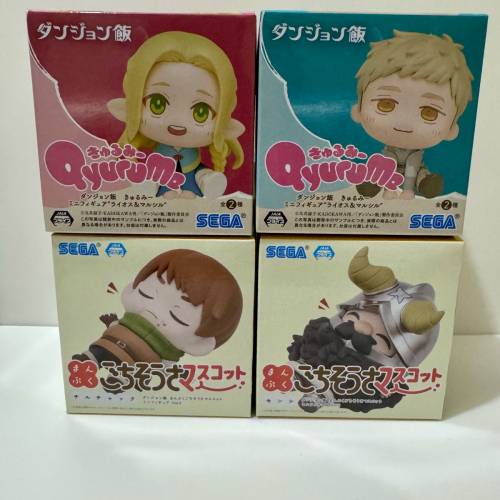 日本帶回 Qyurume 迷宮飯 figure 瑪露希爾 萊歐斯 先西 奇爾查克 全新 包順豐店到店