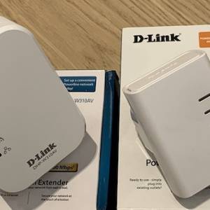 極新 名廠 D-Link PowerLine HomePlug Extender DHP-W310AV DHP-308AV Wireless 一...