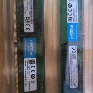 Crucial 4GB x 2 DDR4 3200 1.2v CL22