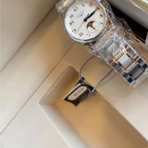 全新鋼帶指針腕錶