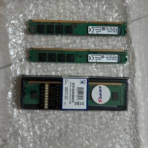 3 pcs Kingston DDR3 RAM