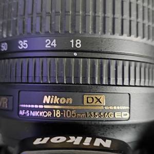 Nikon D5100 +Nikon  DX 18-105mm +DX18-55mmkit lens