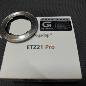 Megadap ETZ21 Pro (Sony e - nikon z mount)轉接環（適合Z8, Z9, Zf, Z6, Z7, Zfc…)