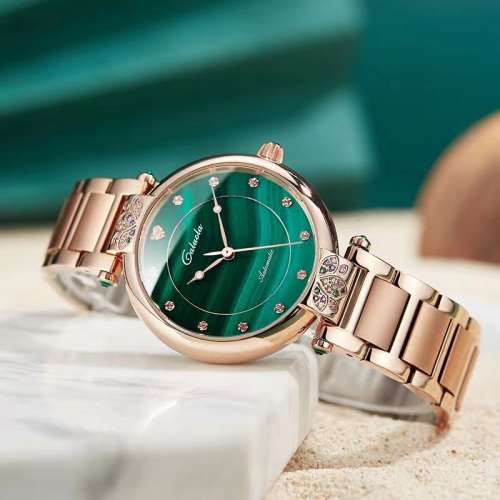 高顏值女式手錶2024新款機械錶防水小眾輕奢高檔