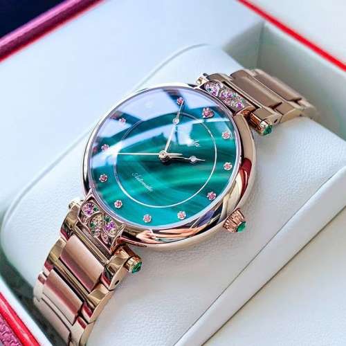 高顏值女式手錶2024新款機械錶防水小眾輕奢高檔