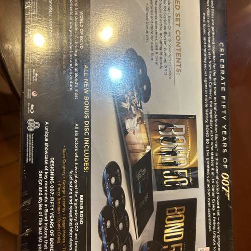 占士邦五十週年紀念藍光套裝 (24 Blu-rays) (完整收藏版)