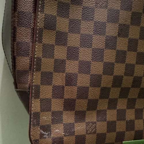 80% 新 LV 經典棋盤格雙蓋肩背包側背包 N45255 LOUIS VUITTON Damier Naviglio