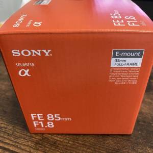 全新行貨 Sony FE 85MM F1.8(SEL85F18)