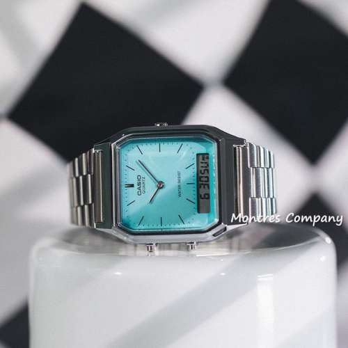 Montres Company香港註冊公司(31年老店) 卡西歐 CASIO 不鏽鋼錶帶 細錶徑 復古風 A...